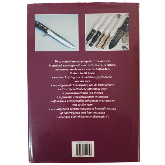 Messen Encyclopedie (Encyclopedia of Knives) By A E Hartink Written in Dutch HC - Picture 2 of 7